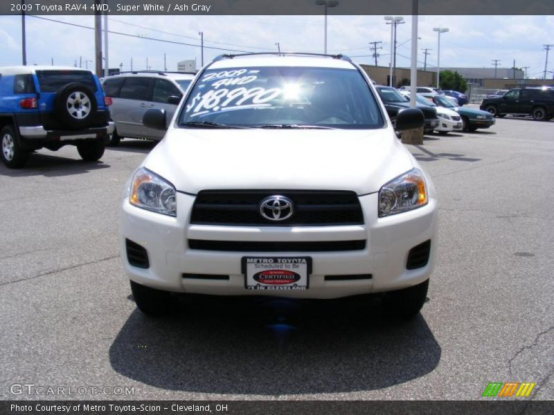 Super White / Ash Gray 2009 Toyota RAV4 4WD
