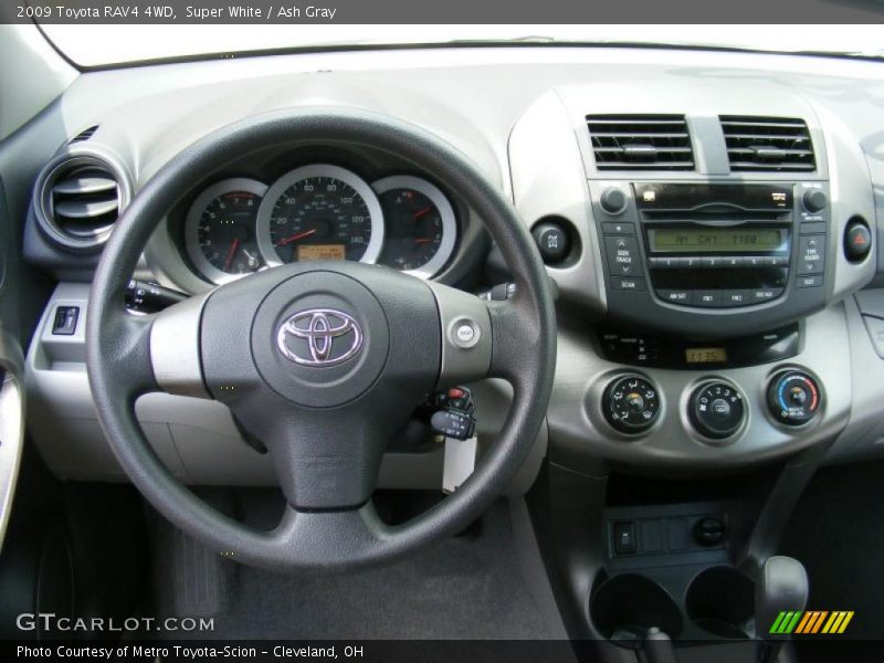 Super White / Ash Gray 2009 Toyota RAV4 4WD