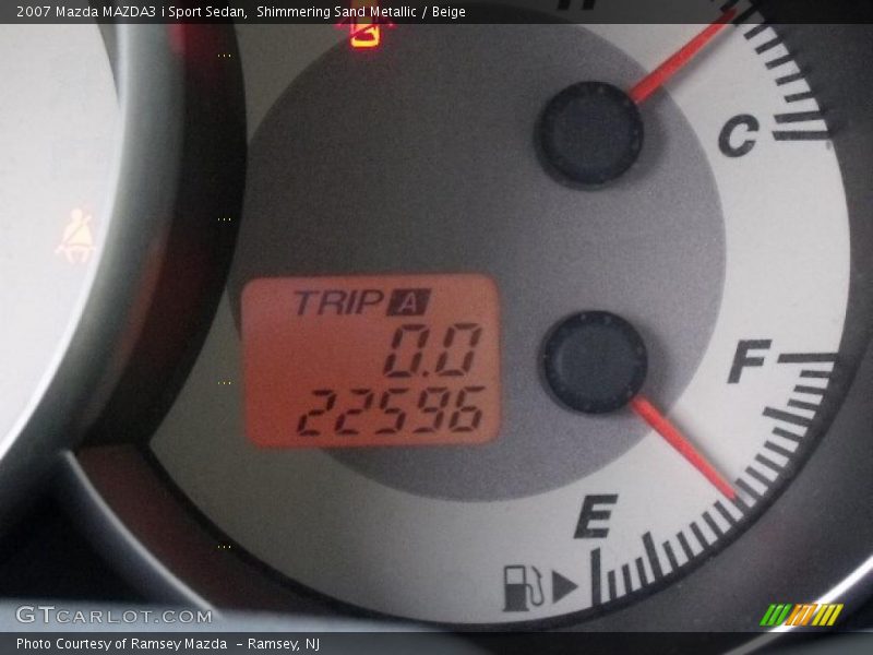 Shimmering Sand Metallic / Beige 2007 Mazda MAZDA3 i Sport Sedan