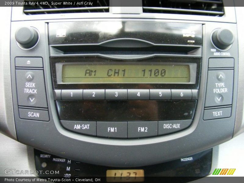 Super White / Ash Gray 2009 Toyota RAV4 4WD