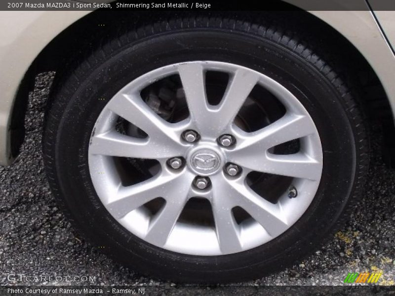 Shimmering Sand Metallic / Beige 2007 Mazda MAZDA3 i Sport Sedan