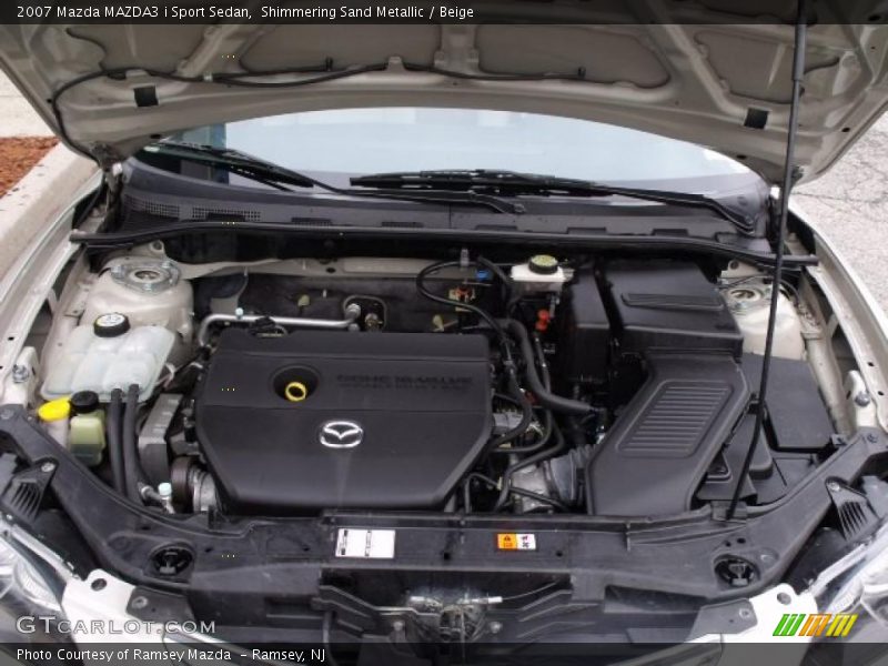 Shimmering Sand Metallic / Beige 2007 Mazda MAZDA3 i Sport Sedan