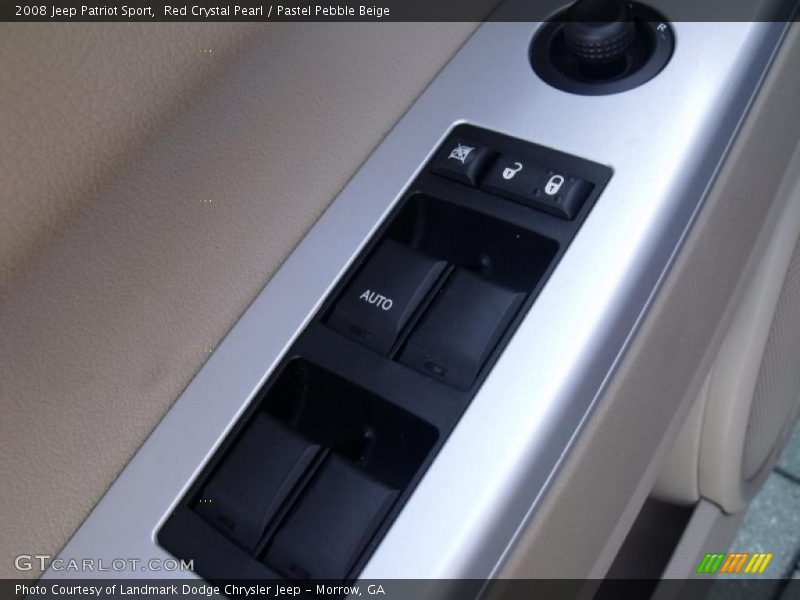Red Crystal Pearl / Pastel Pebble Beige 2008 Jeep Patriot Sport