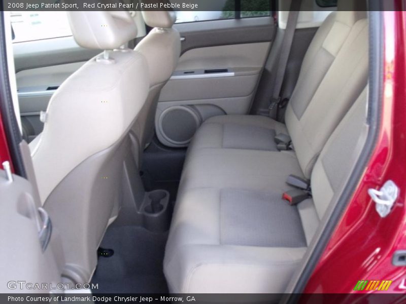 Red Crystal Pearl / Pastel Pebble Beige 2008 Jeep Patriot Sport
