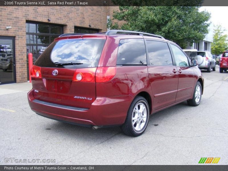 Salsa Red Pearl / Taupe 2006 Toyota Sienna XLE
