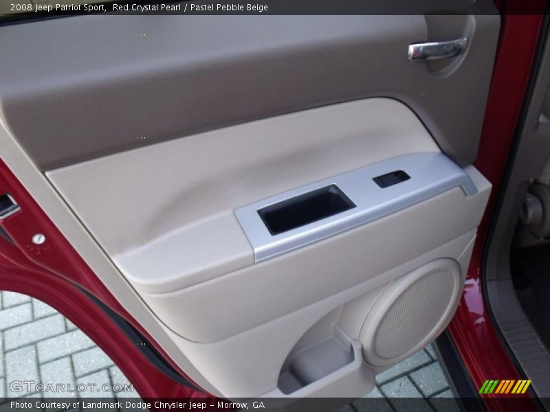 Red Crystal Pearl / Pastel Pebble Beige 2008 Jeep Patriot Sport