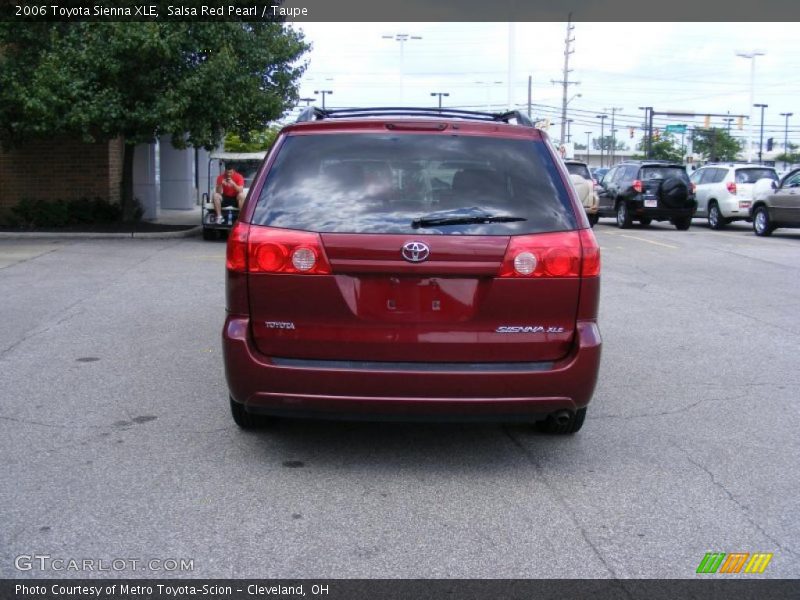 Salsa Red Pearl / Taupe 2006 Toyota Sienna XLE