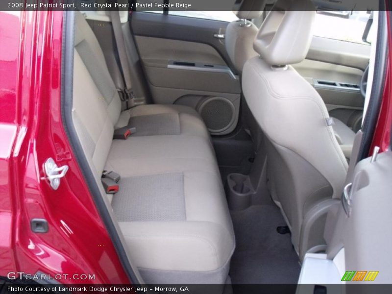 Red Crystal Pearl / Pastel Pebble Beige 2008 Jeep Patriot Sport