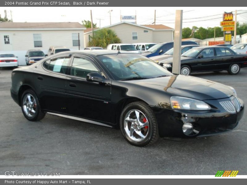 Black / Dark Pewter 2004 Pontiac Grand Prix GTP Sedan