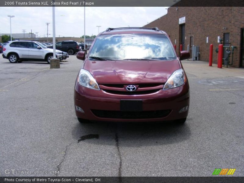 Salsa Red Pearl / Taupe 2006 Toyota Sienna XLE
