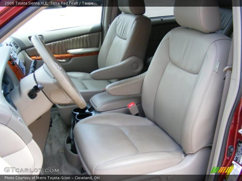 Salsa Red Pearl / Taupe 2006 Toyota Sienna XLE