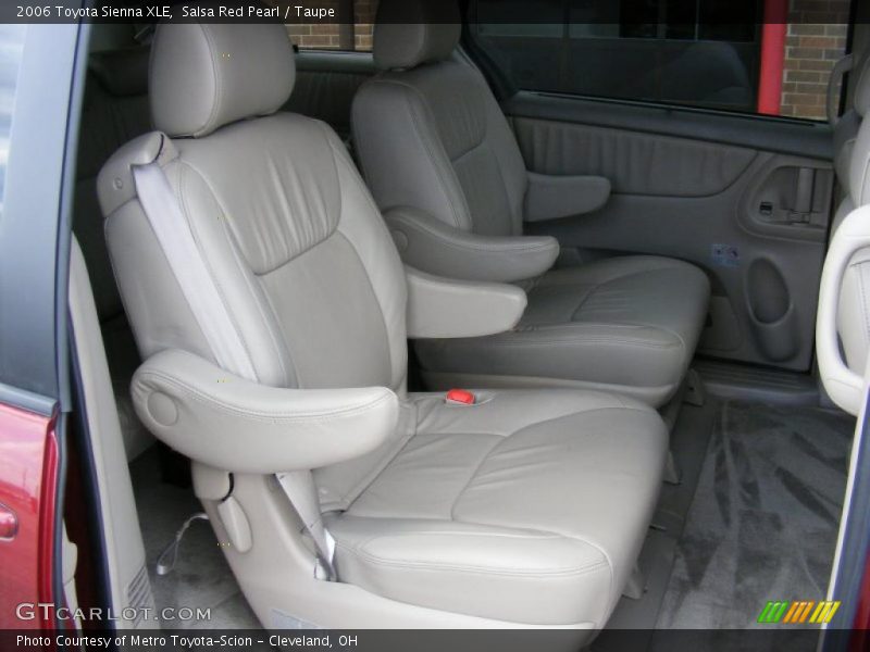 Salsa Red Pearl / Taupe 2006 Toyota Sienna XLE