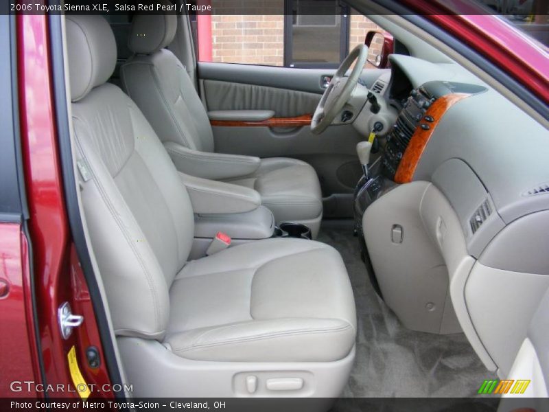 Salsa Red Pearl / Taupe 2006 Toyota Sienna XLE