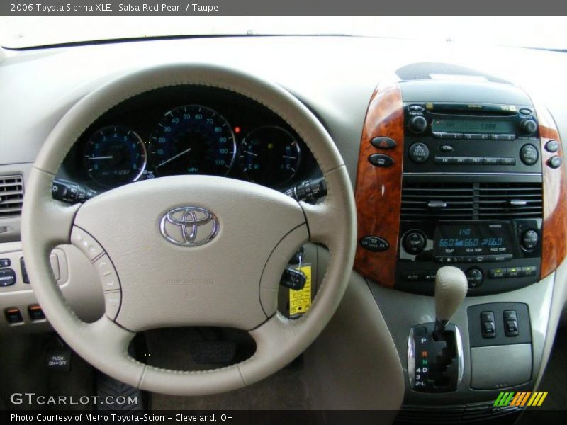 Salsa Red Pearl / Taupe 2006 Toyota Sienna XLE