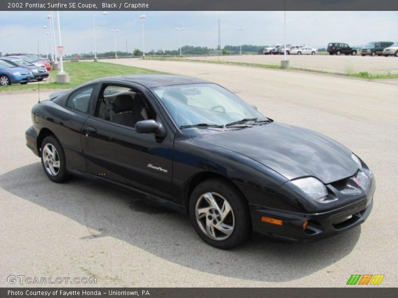 Black / Graphite 2002 Pontiac Sunfire SE Coupe