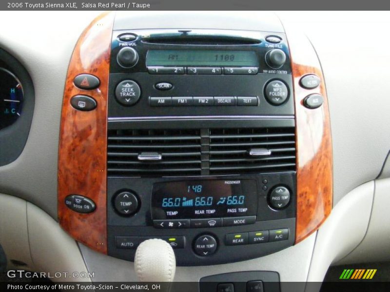 Salsa Red Pearl / Taupe 2006 Toyota Sienna XLE