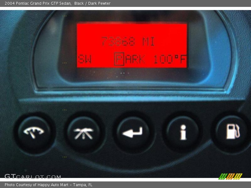 Black / Dark Pewter 2004 Pontiac Grand Prix GTP Sedan