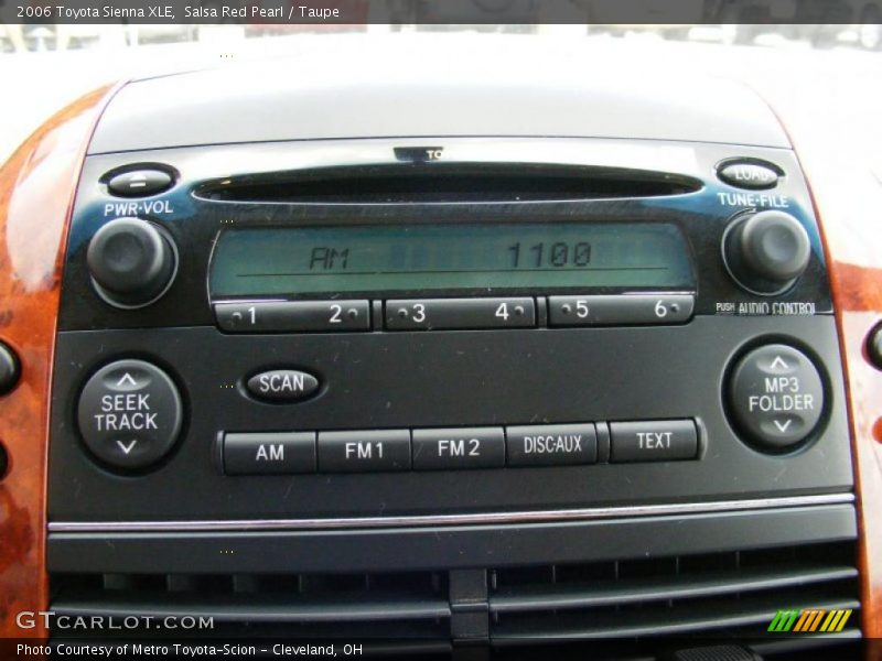 Salsa Red Pearl / Taupe 2006 Toyota Sienna XLE