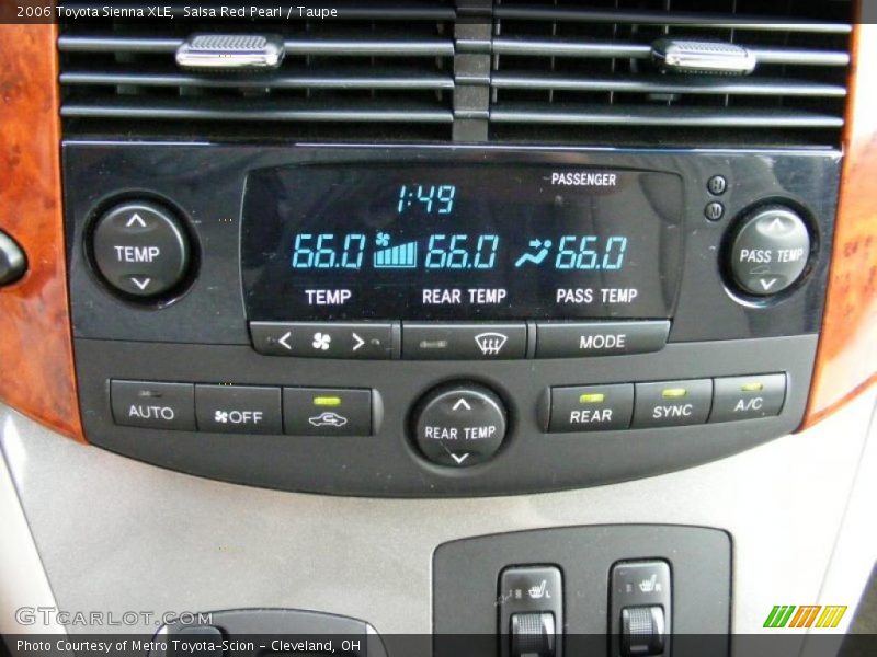 Salsa Red Pearl / Taupe 2006 Toyota Sienna XLE