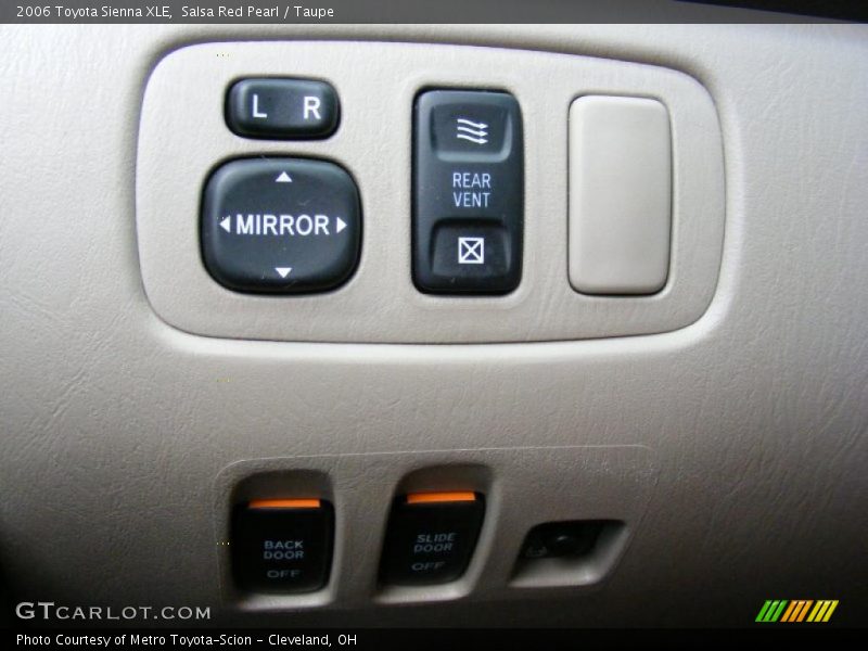 Salsa Red Pearl / Taupe 2006 Toyota Sienna XLE