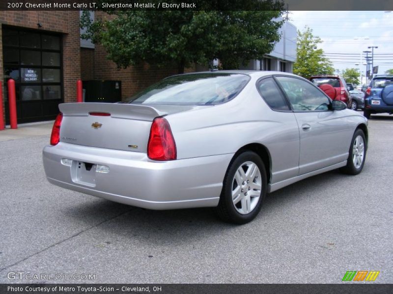Silverstone Metallic / Ebony Black 2007 Chevrolet Monte Carlo LT