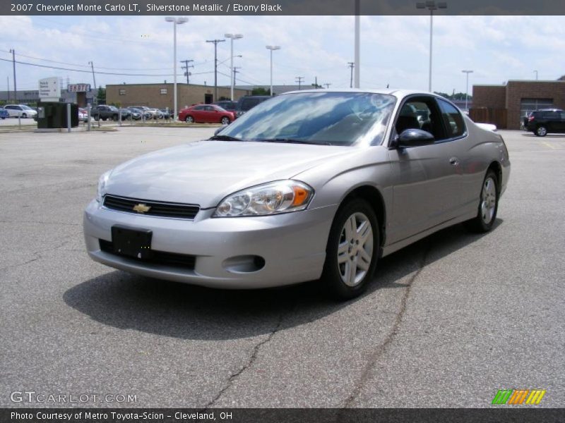Silverstone Metallic / Ebony Black 2007 Chevrolet Monte Carlo LT
