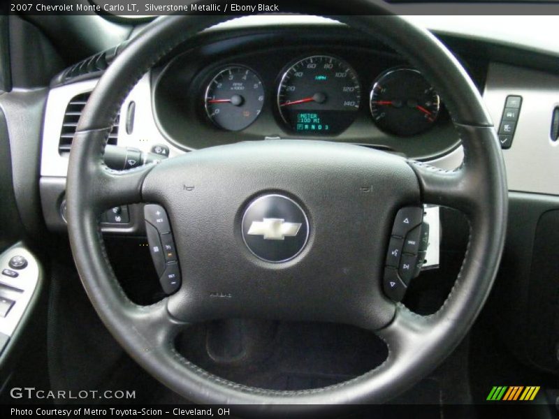 Silverstone Metallic / Ebony Black 2007 Chevrolet Monte Carlo LT