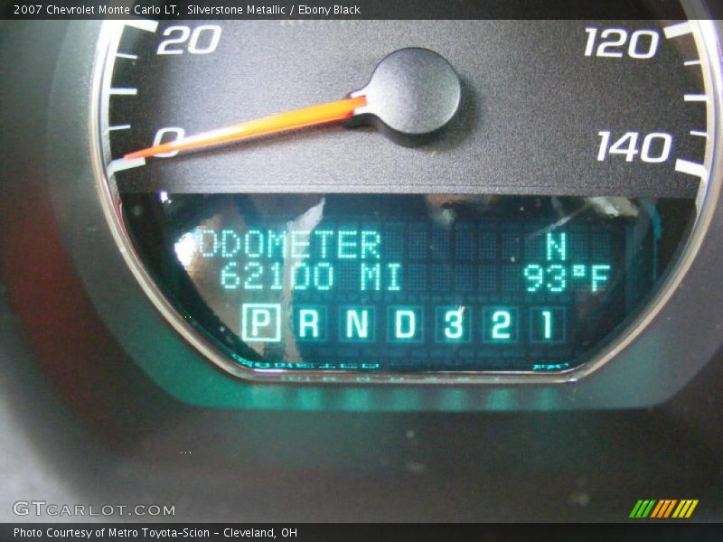 Silverstone Metallic / Ebony Black 2007 Chevrolet Monte Carlo LT