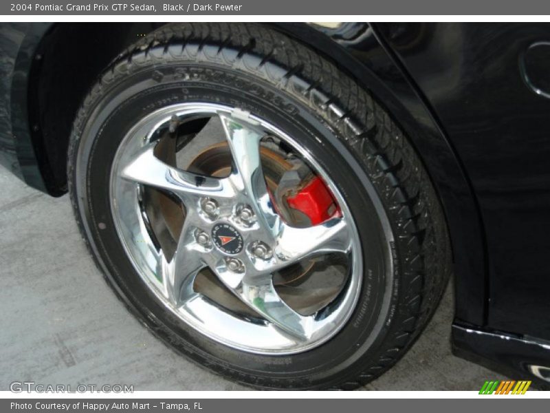 Black / Dark Pewter 2004 Pontiac Grand Prix GTP Sedan