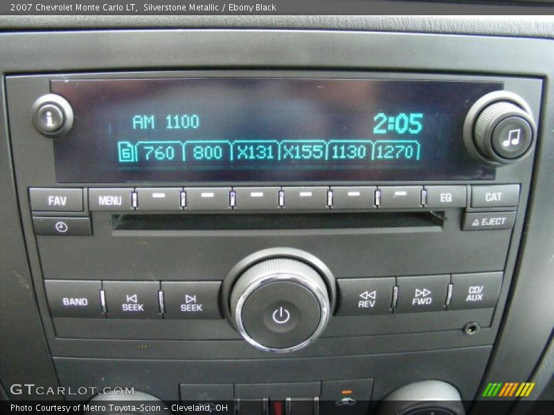 Silverstone Metallic / Ebony Black 2007 Chevrolet Monte Carlo LT