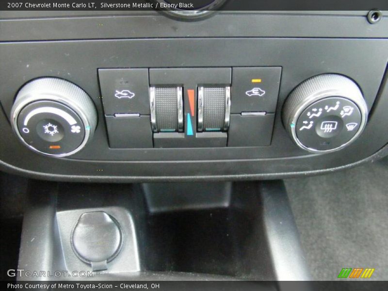 Silverstone Metallic / Ebony Black 2007 Chevrolet Monte Carlo LT