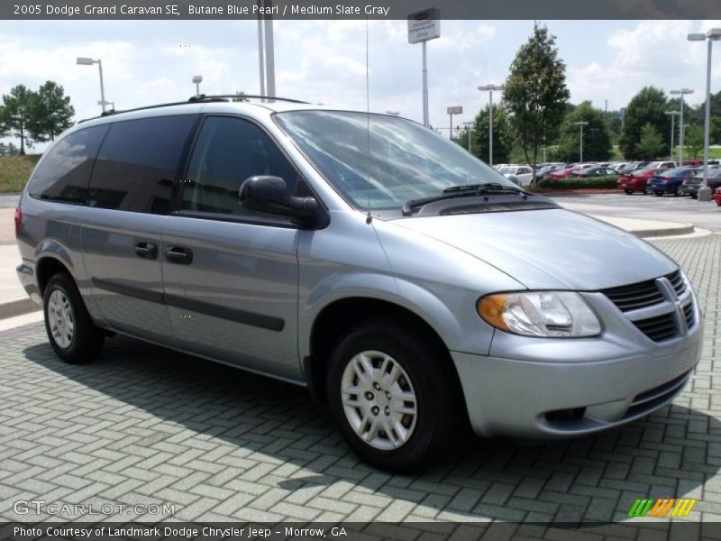 Butane Blue Pearl / Medium Slate Gray 2005 Dodge Grand Caravan SE