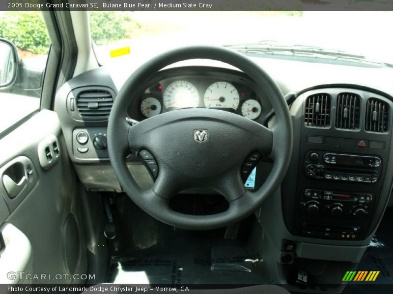 Butane Blue Pearl / Medium Slate Gray 2005 Dodge Grand Caravan SE
