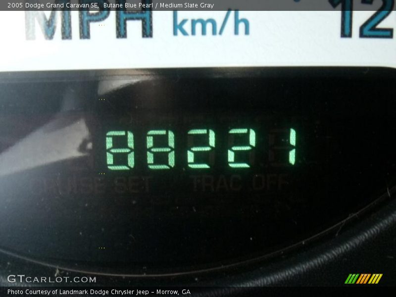 Butane Blue Pearl / Medium Slate Gray 2005 Dodge Grand Caravan SE