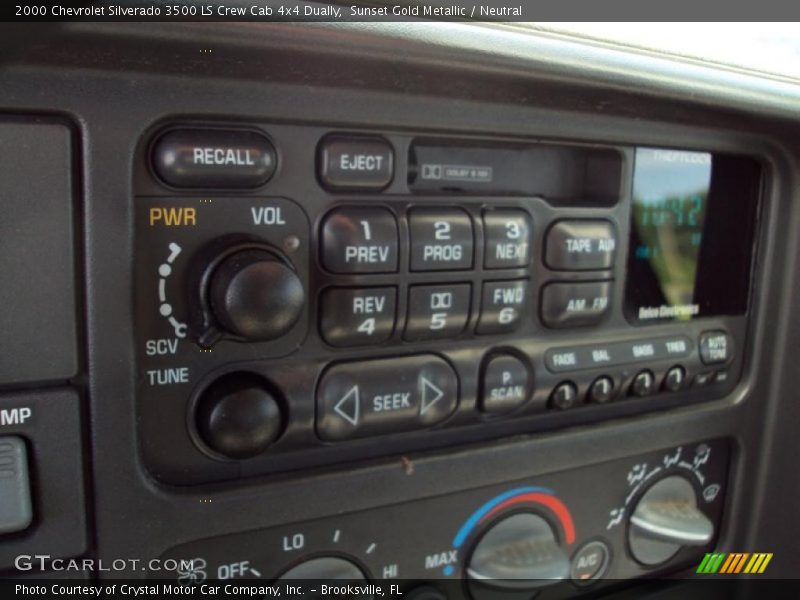 Sunset Gold Metallic / Neutral 2000 Chevrolet Silverado 3500 LS Crew Cab 4x4 Dually
