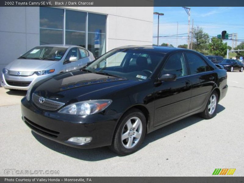 Black / Dark Charcoal 2002 Toyota Camry SE V6