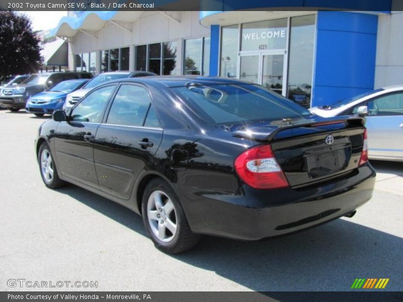 Black / Dark Charcoal 2002 Toyota Camry SE V6