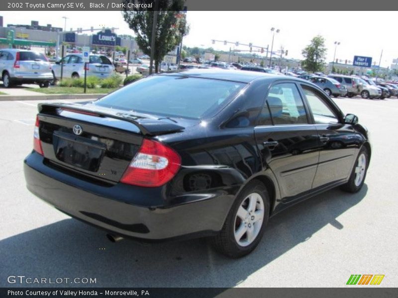 Black / Dark Charcoal 2002 Toyota Camry SE V6