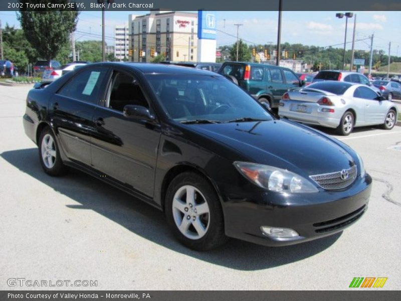 Black / Dark Charcoal 2002 Toyota Camry SE V6
