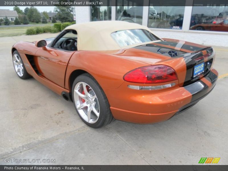 Toxic Orange Pearl / Black/Tan 2010 Dodge Viper SRT10