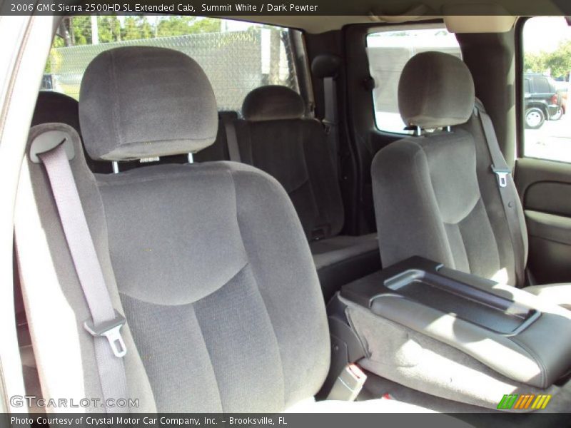 Summit White / Dark Pewter 2006 GMC Sierra 2500HD SL Extended Cab