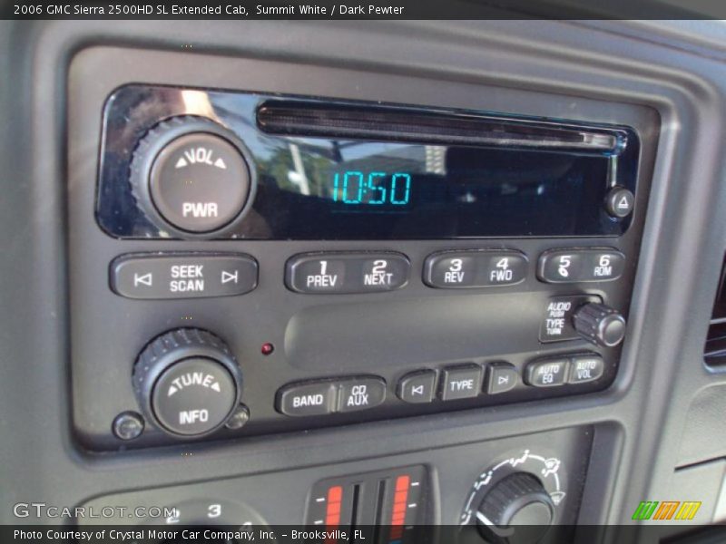 Summit White / Dark Pewter 2006 GMC Sierra 2500HD SL Extended Cab