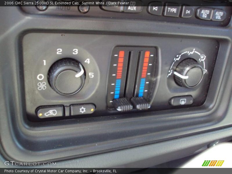 Summit White / Dark Pewter 2006 GMC Sierra 2500HD SL Extended Cab
