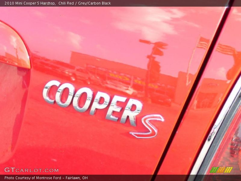 Chili Red / Grey/Carbon Black 2010 Mini Cooper S Hardtop