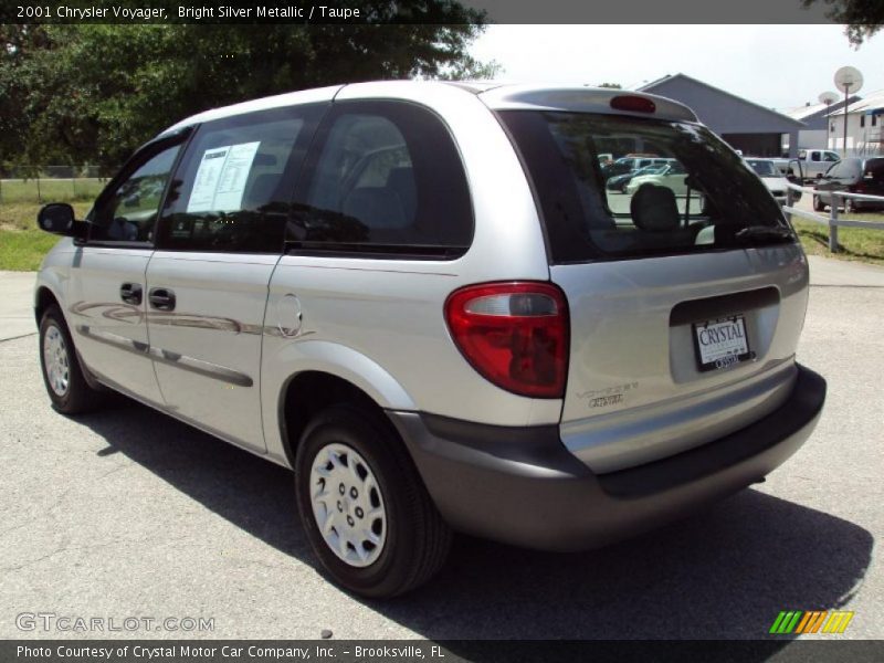 Bright Silver Metallic / Taupe 2001 Chrysler Voyager