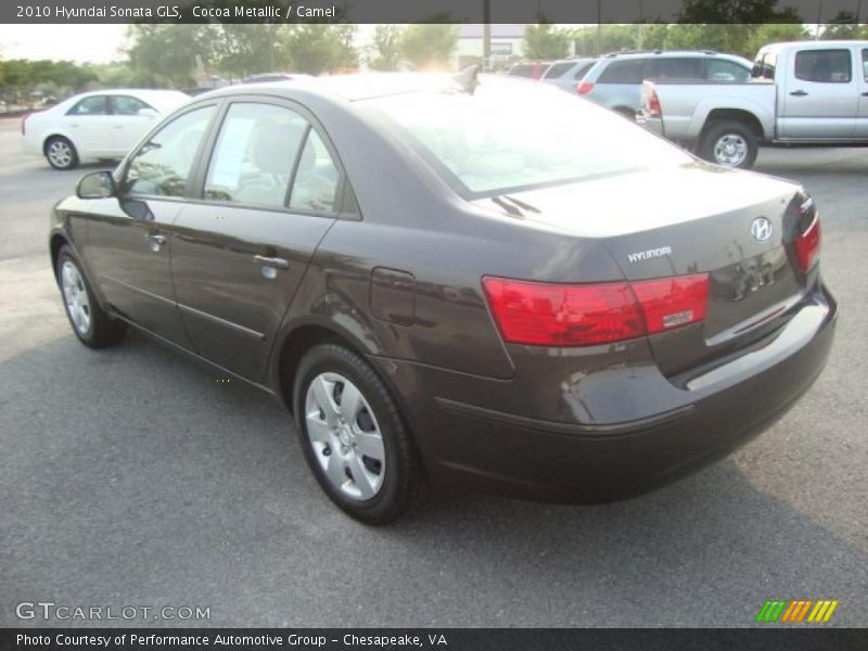 Cocoa Metallic / Camel 2010 Hyundai Sonata GLS