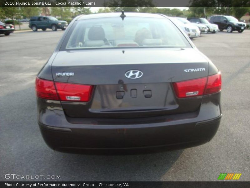 Cocoa Metallic / Camel 2010 Hyundai Sonata GLS
