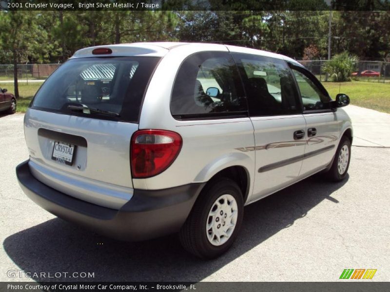 Bright Silver Metallic / Taupe 2001 Chrysler Voyager