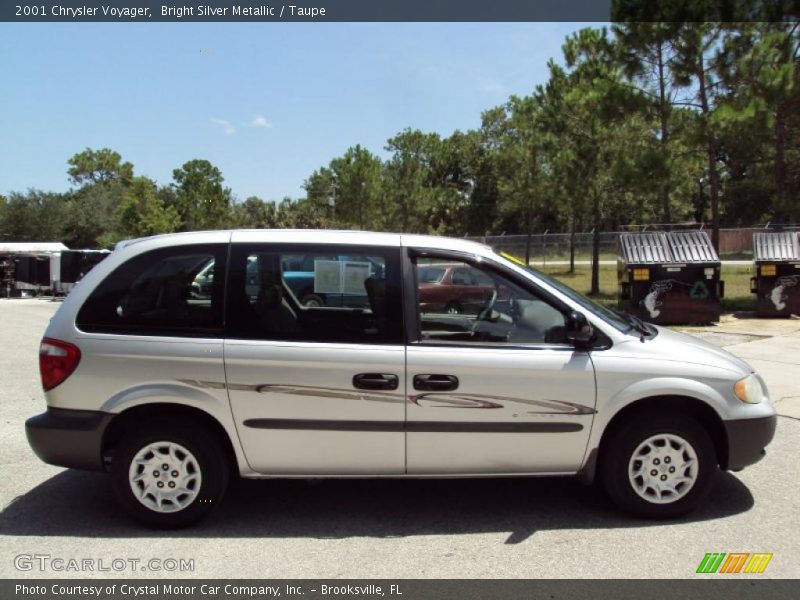 Bright Silver Metallic / Taupe 2001 Chrysler Voyager