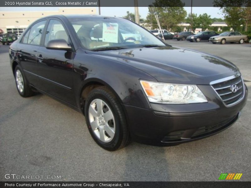 Cocoa Metallic / Camel 2010 Hyundai Sonata GLS